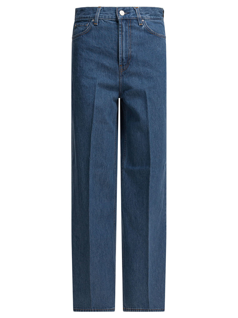 Toteme Toteme Women Trousers Blue Denim - World Class Fashion