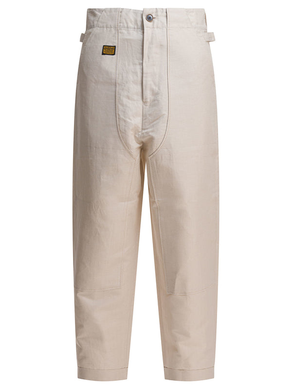 Kapital Linen And Cotton Trousers