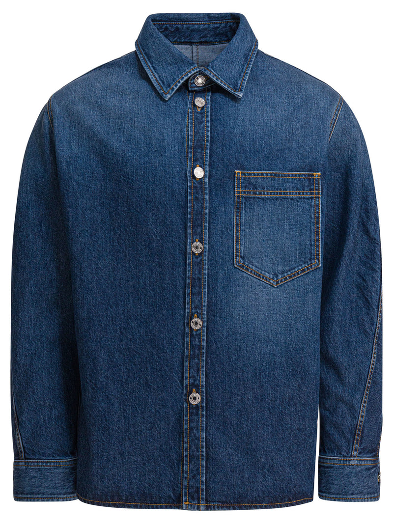 Givenchy Givenchy Denim Overshirt Blue Men - World Class Fashion