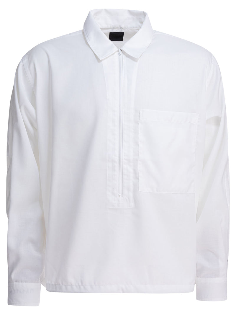 Daiwa Pier 39 Daiwa Pier 39 Half Zipper Shirt White - World Class Fashion