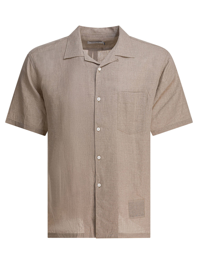 Nonnative Nonnative Beige Linen Shirt Men - World Class Fashion