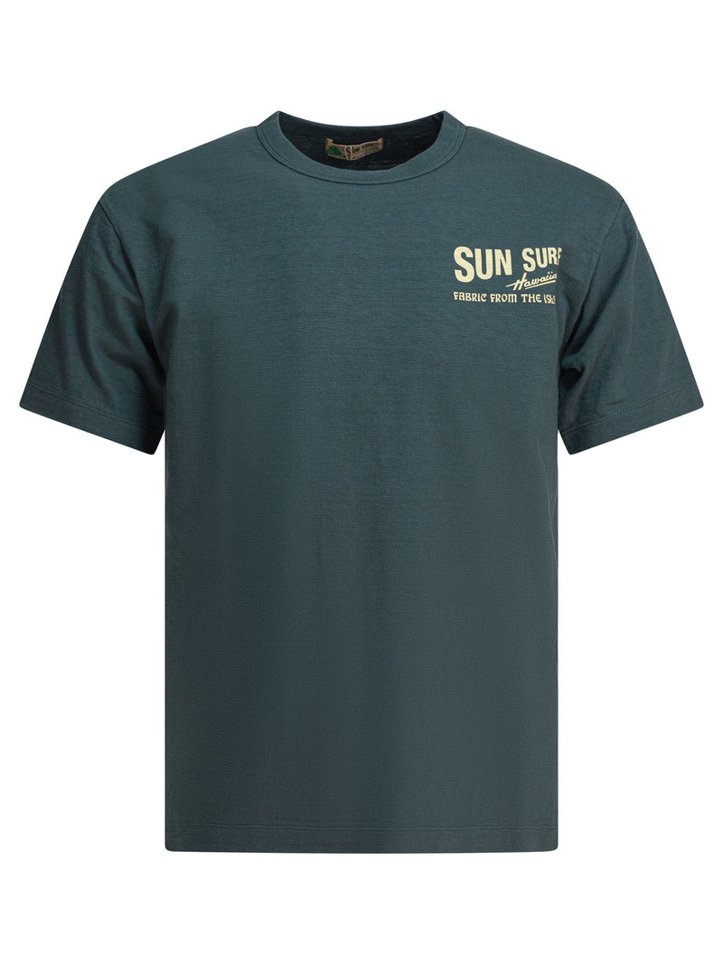 Sun Surf Camiseta de algodón verde para hombre Sun Surf - World Class Fashion