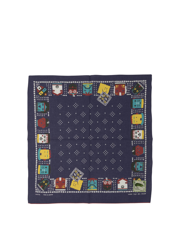 Kapital "kachina & Peckish Rainbowy" Scarf