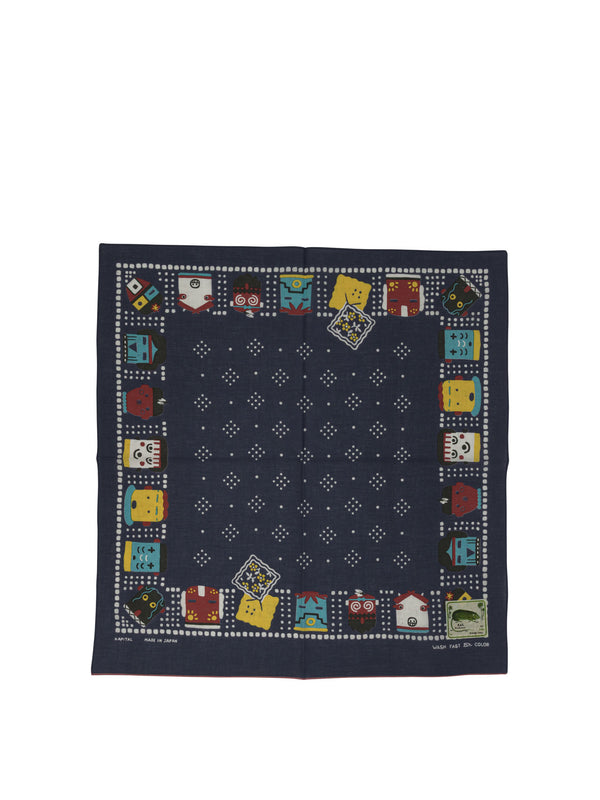 Kapital "kachina & Peckish Rainbowy" Scarf
