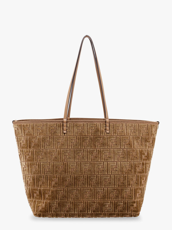 Roll large ff jacquard velvet shopping bag