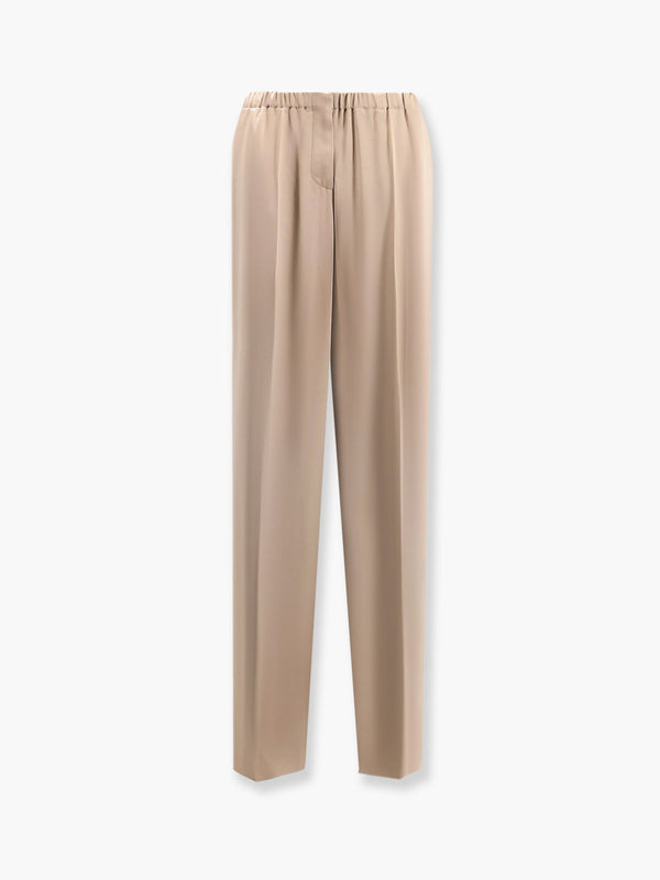 Oversize silk trouser