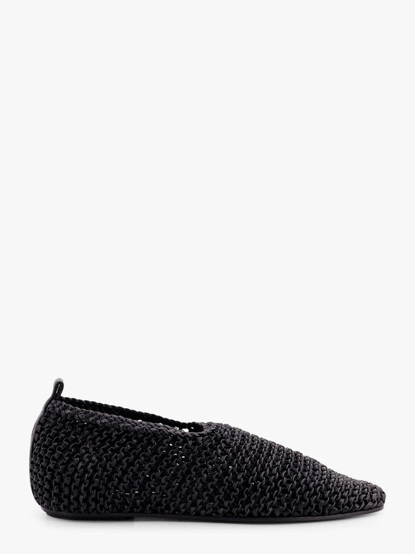 Interwined leather ballerinas