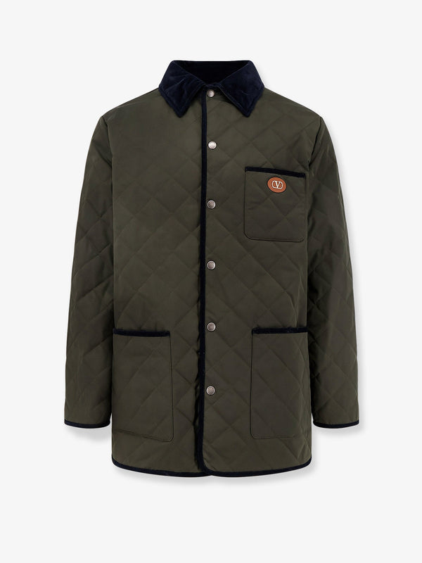 Valentino Quilted Jacket With Vlogo Signature Patch