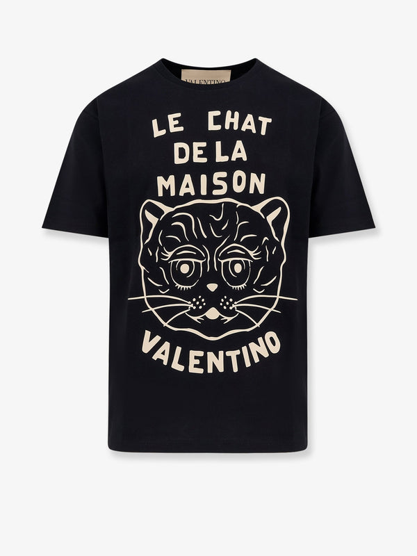 Valentino Le Chat De La Maison Cotton T-Shirt