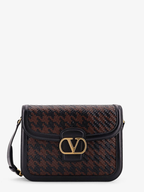 Valentino Garavani Valentino Garavani 9To5 Woven Leather Shoulder Bag