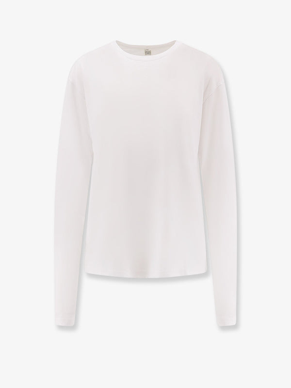 Toteme Classic Long-Sleeve Lyocell And Cotton T-Shirt
