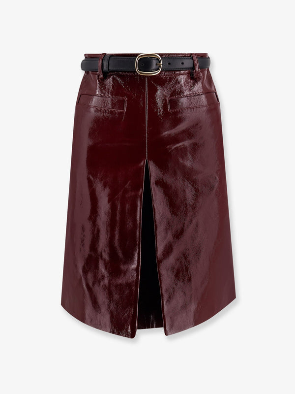 Self Portrait Leather Skirt