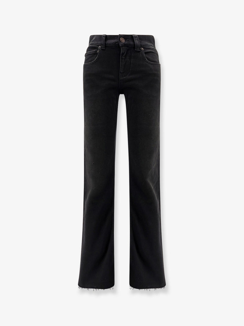 Balenciaga Balenciaga Denim Trousers Black Women - World Class Fashion