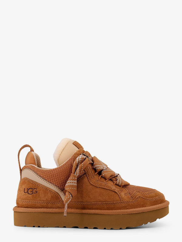 Ugg W Lowmel Suede And Nylon Sneakers