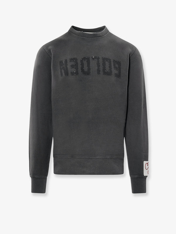 Golden Goose Deluxe Brand Regular Distressed Cotton Sweatshirt