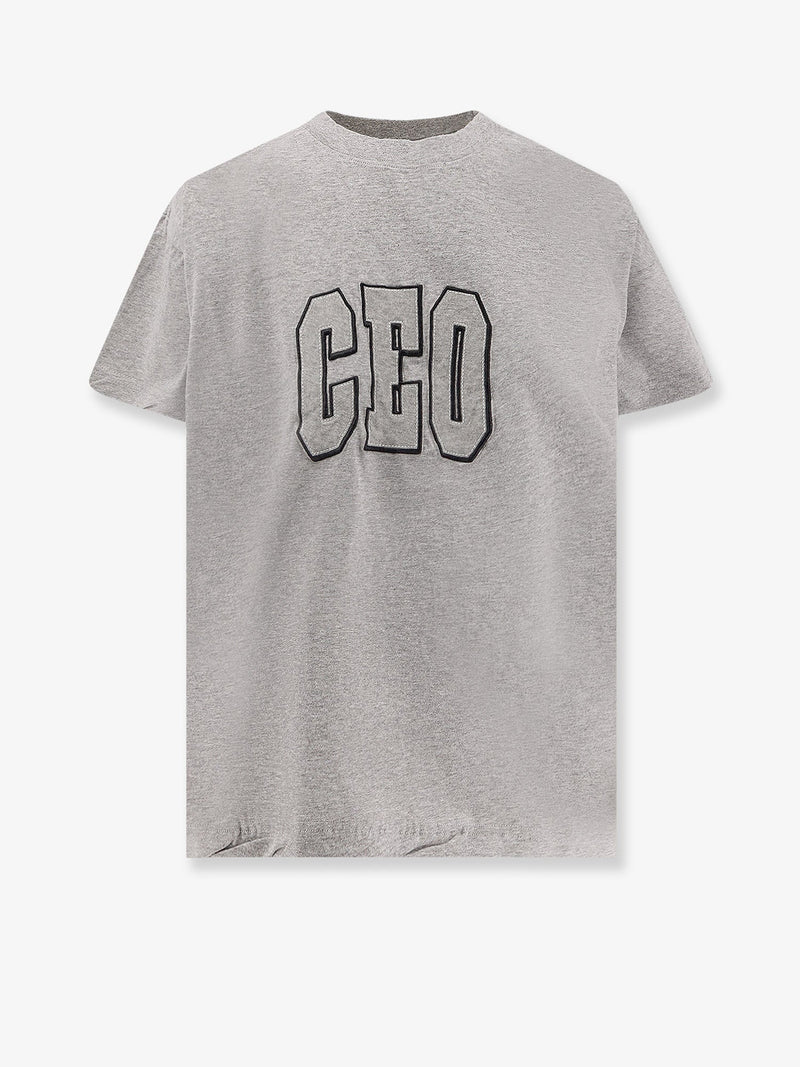Balenciaga Balenciaga Boxy Fit Cotton T-Shirt Grey - World Class Fashion