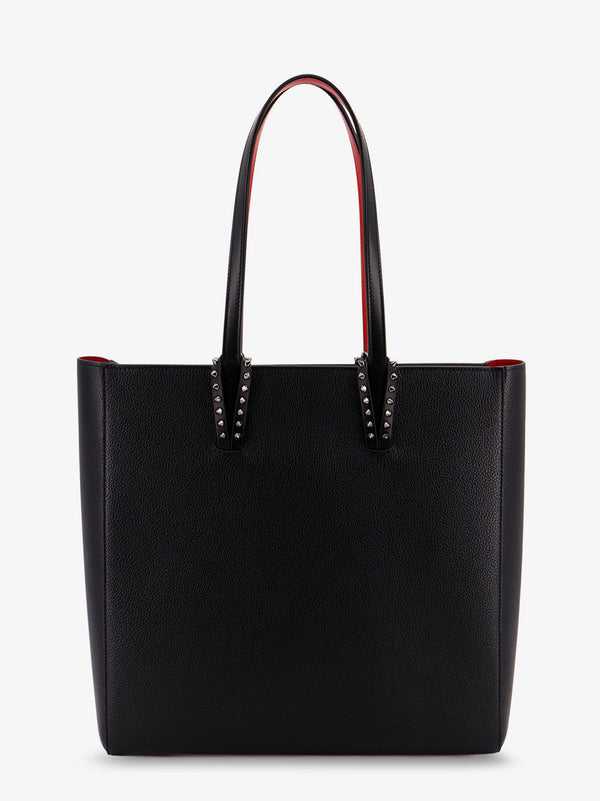 Christian Louboutin Cabata Leather Shoulder Bag With Studs