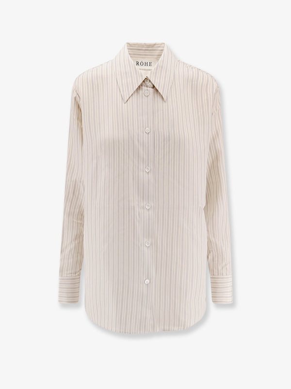 Rohe Silk Striped Shirt