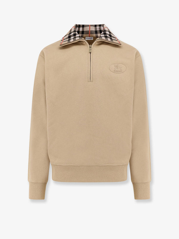 Burberry Organic Cotton Half-Zip Sweater