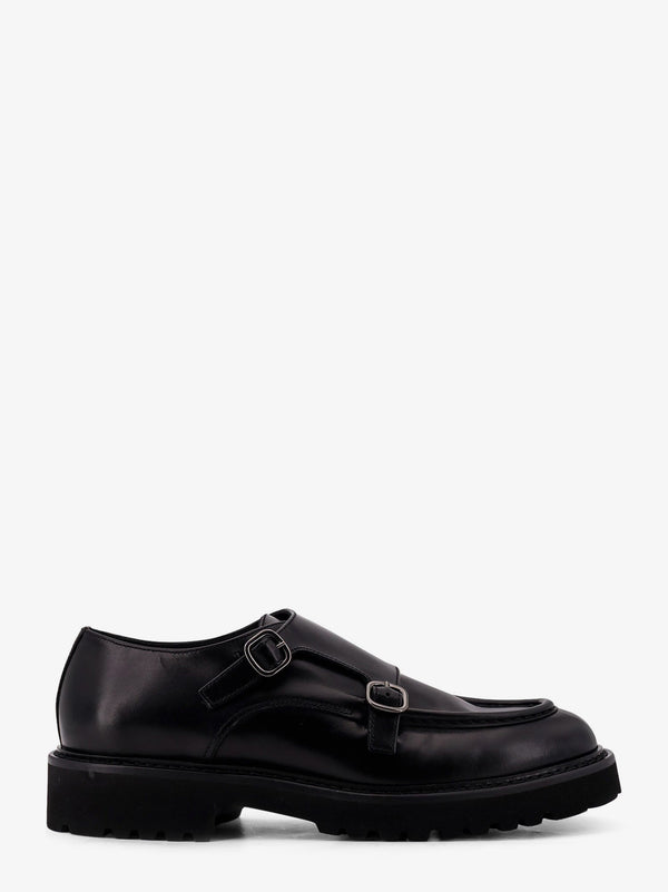 Doucal'S Double Buckle Leather Shoe