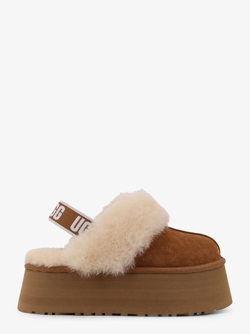 Ugg Ugg Funkette Suede Slip-On Brown Women - World Class Fashion