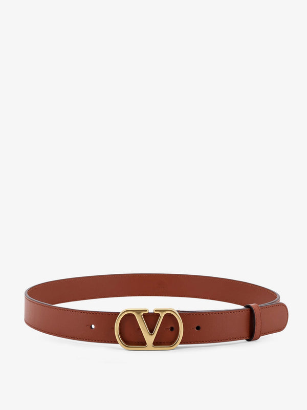 Valentino Garavani Vlogo Leather Belt