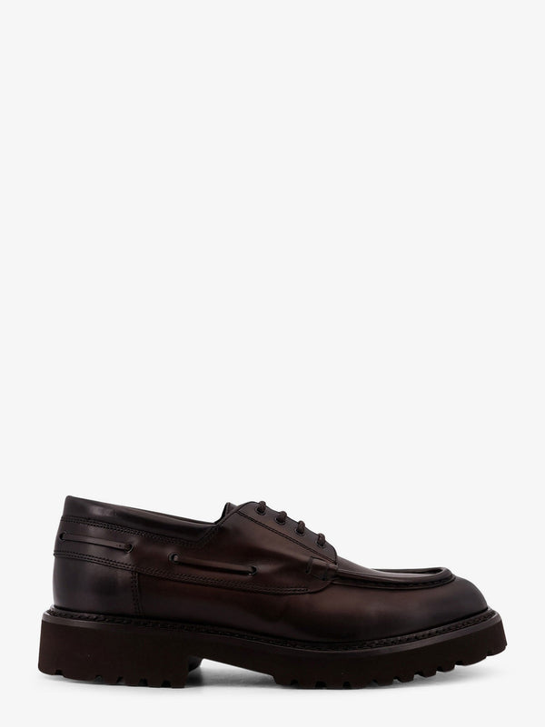Doucal'S Leather Lace-Up Shoe