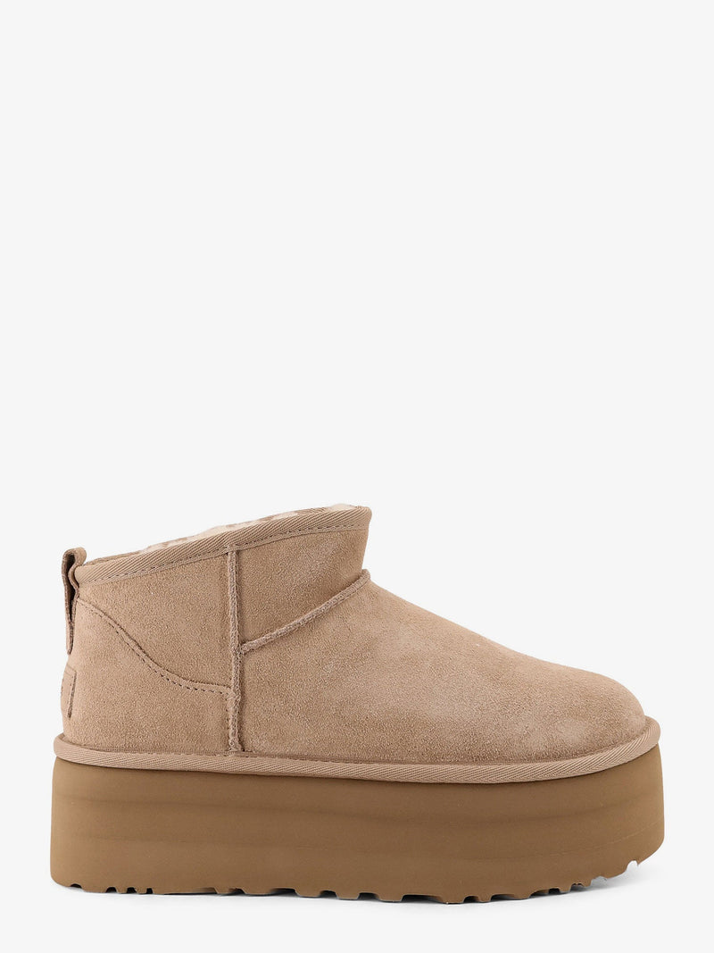 Ugg Botines de ante beis Ugg Classic Ultra Mini Platform - World Class Fashion