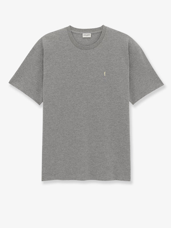 Saint Laurent Recycled Material T-Shirt With Cassandre Embroidery