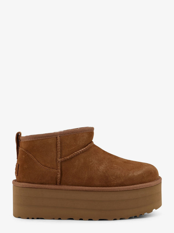Ugg Classic Ultra Mini Platform Suede Ankle Boots