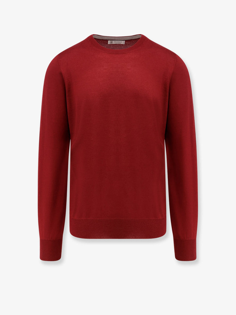 Brunello Cucinelli Brunello Cucinelli Cashmere and Silk Sweater Red - World Class Fashion