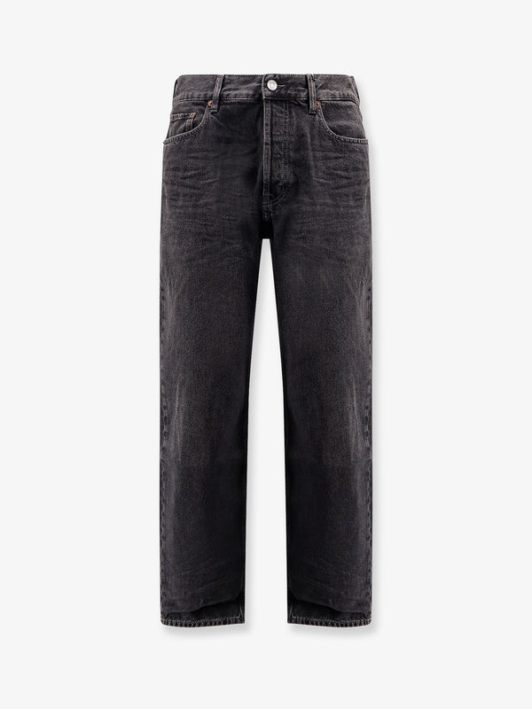 Saint Laurent Long Mick Black Denim Trousers