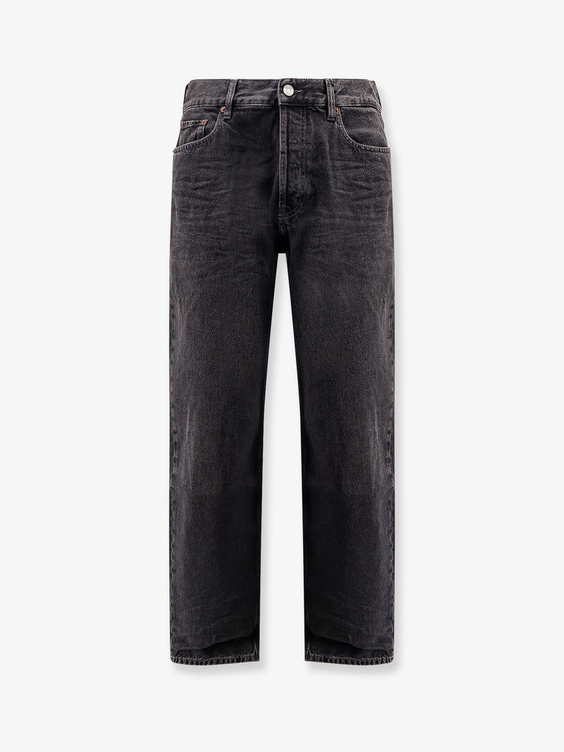 Saint Laurent Saint Laurent Long Mick Black Denim Trousers - World Class Fashion