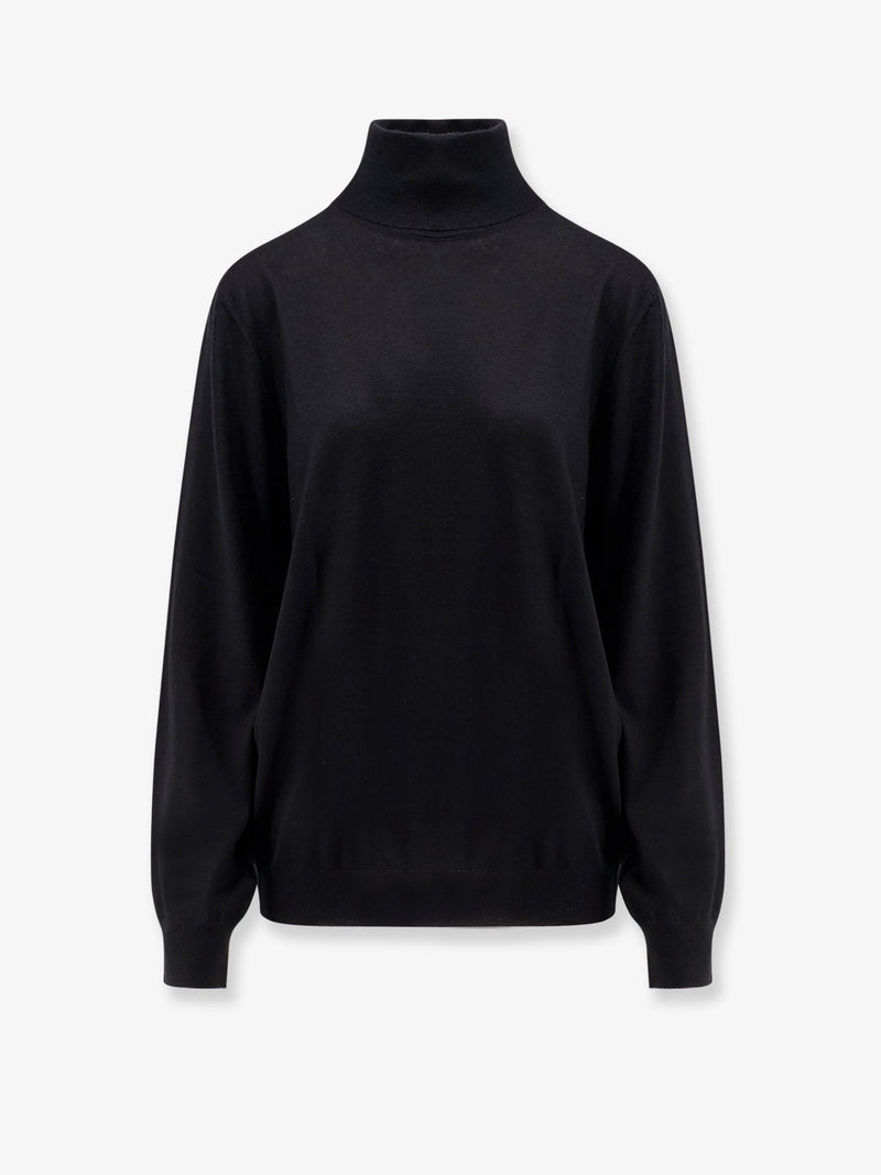 Brunello Cucinelli Brunello Cucinelli Cashmere Silk Turtleneck Black - World Class Fashion
