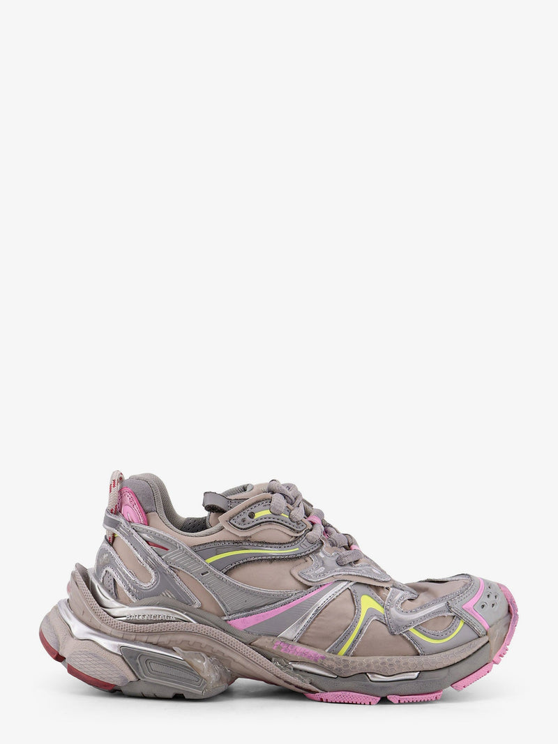 Balenciaga Balenciaga Runner 2 Nylon Low-Top Sneakers Grey - World Class Fashion