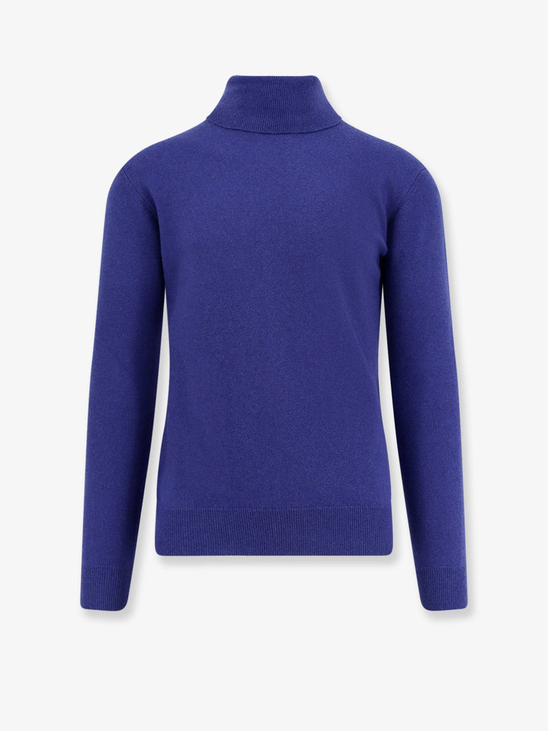 Saint Laurent Saint Laurent Cashmere Turtleneck Blue Men - World Class Fashion