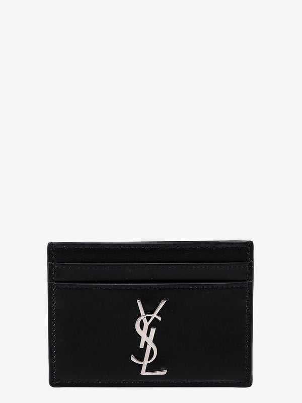 Saint Laurent Cassandre Leather Card Holder