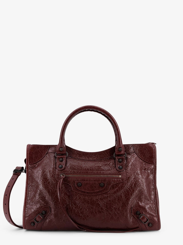 Balenciaga Le City Medium Leather Shoulder Bag