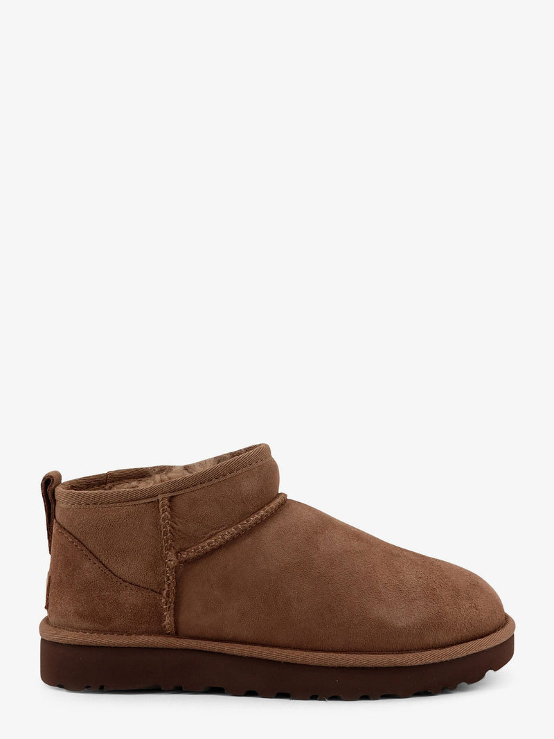 Ugg Botines Ugg Classic Ultra Mini de ante Marrón - World Class Fashion