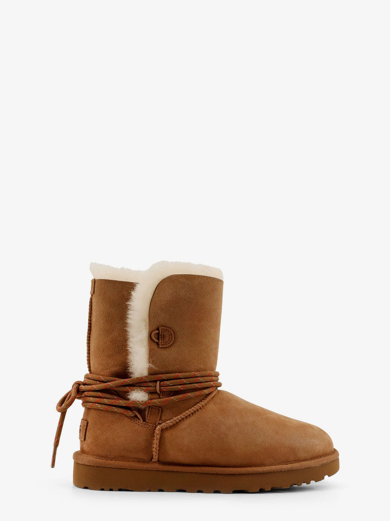 Ugg Botines Ugg W Bailey Tie de ante marrón - World Class Fashion