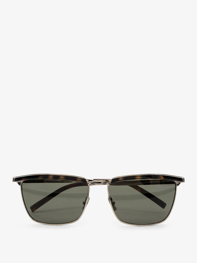 Saint Laurent Saint Laurent Metal Sunglasses Silver - World Class Fashion