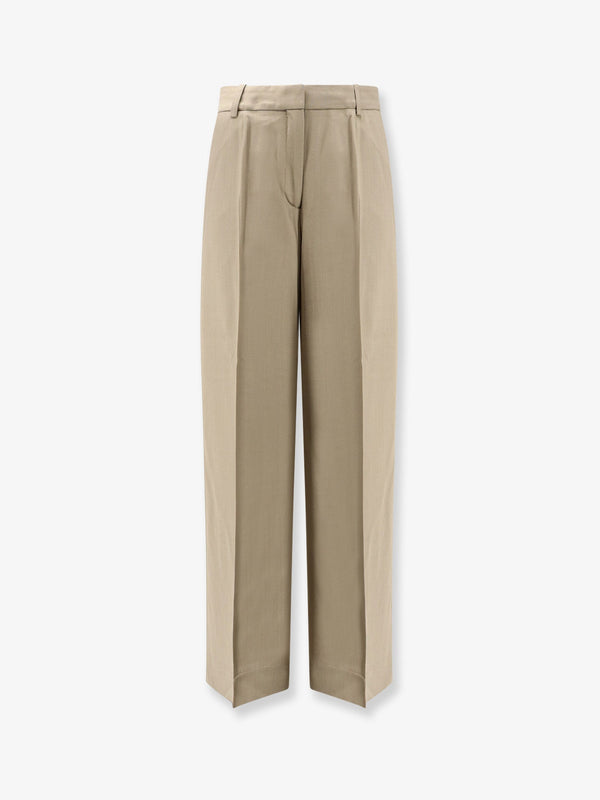 Toteme Viscose And Wool Trousers
