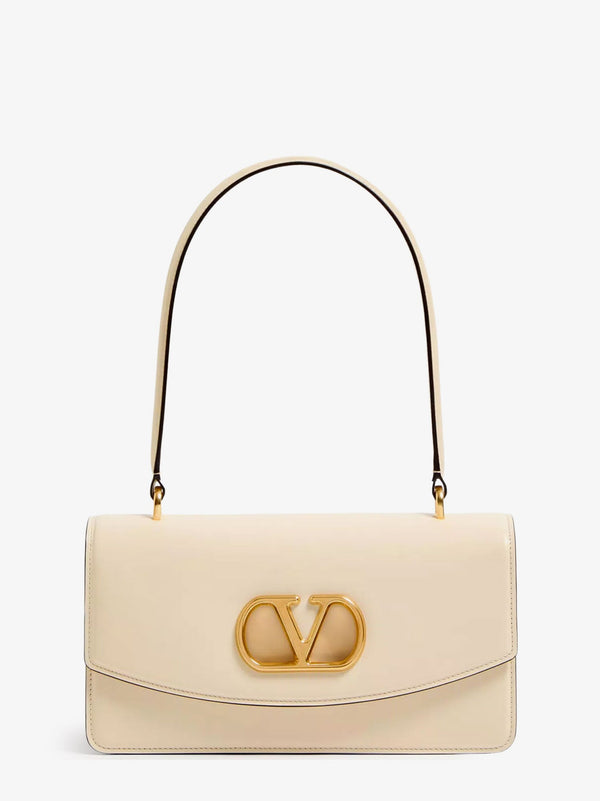 Valentino Garavani Leather Vlogo Shoulder Bag