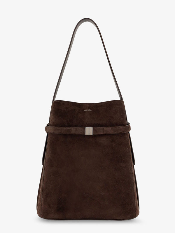 Toteme Belted Suede Bucket Bag
