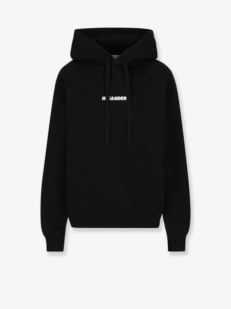 Jil Sander Sudadera de algodón sostenible Jil Sander negra para hombre - World Class Fashion