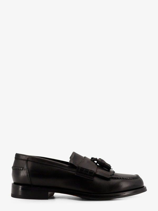 Doucal'S Leather Loafers With Tassels