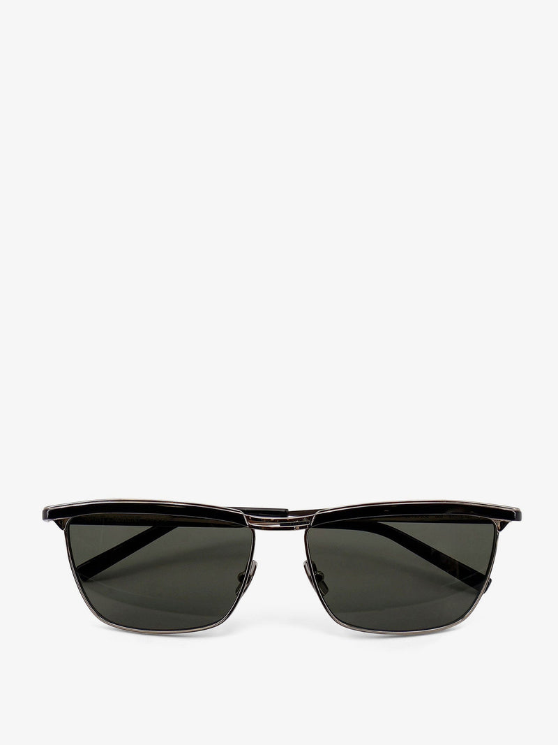 Saint Laurent Saint Laurent Metal Sunglasses Black - World Class Fashion