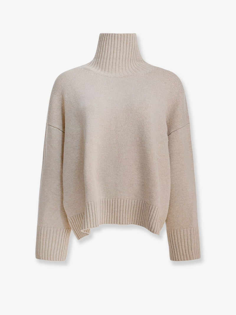 Soeur Jersey de cuello alto de lana merina Soeur William Blanco - World Class Fashion