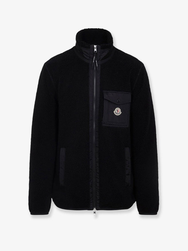 Moncler Pile Jacket With Teddy Effect