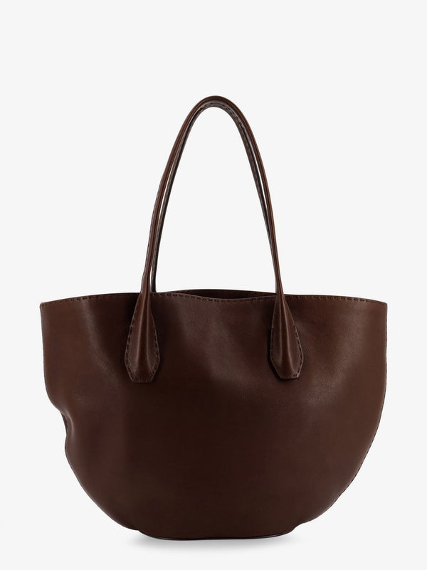 The Row Alger Tote Leather Shoulder Bag